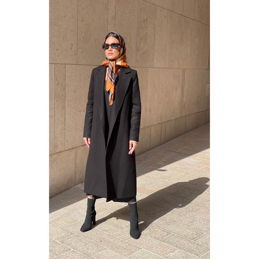 Black essential Coat