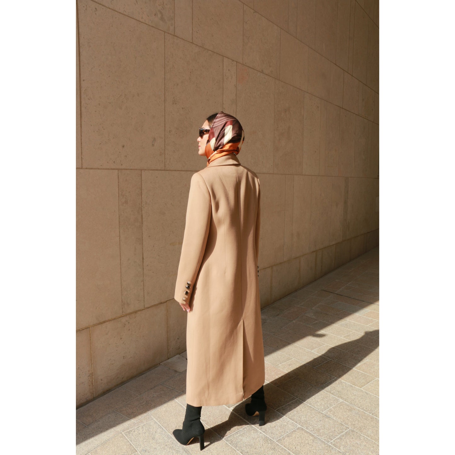 Camel signature coat