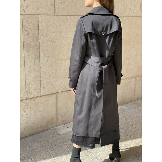 Black trench coat